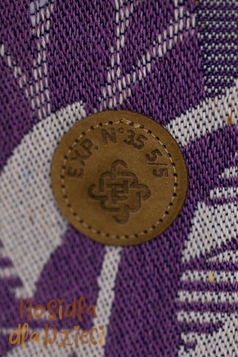 Nosidełko LennyPreschool z tkaniny żakardowej, rozmiar preschool (39% wełna merino, 28% bawełna czesana, 23% len, 10% jedwab tu