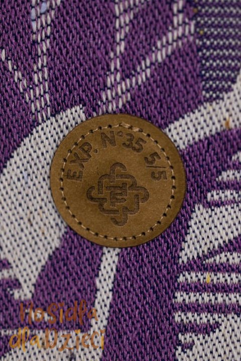 Nosidełko LennyPreschool z tkaniny żakardowej, rozmiar preschool (39% wełna merino, 28% bawełna czesana, 23% len, 10% jedwab tu