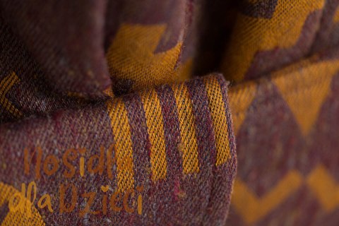 Nosidełko LennyPreschool z tkaniny żakardowej, rozmiar preschool (45% jedwab tussah, 32% bawełna czesana, 8% wełna merino, 8% k