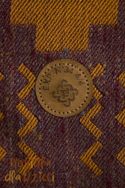 Nosidełko LennyPreschool z tkaniny żakardowej, rozmiar preschool (45% jedwab tussah, 32% bawełna czesana, 8% wełna merino, 8% k