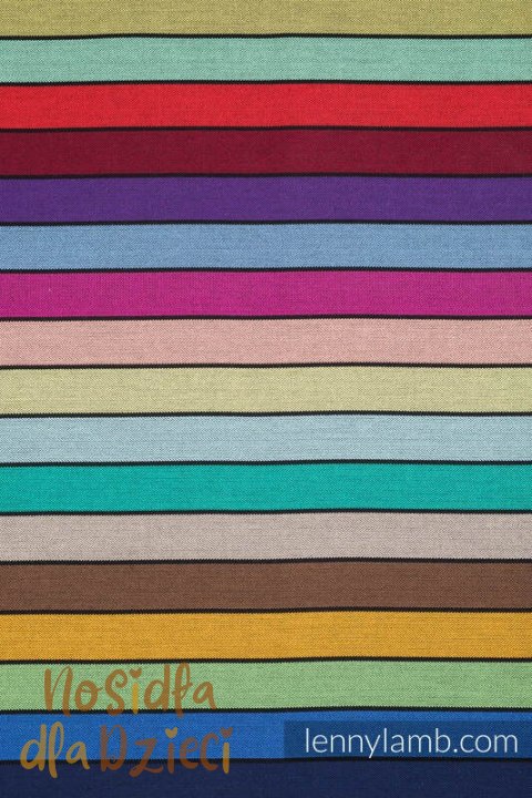 Nosidełko LennyUpGrade PRO z tkaniny skośno-krzyżowej 100% bawełna, rozmiar standard - KARUZELA BARW