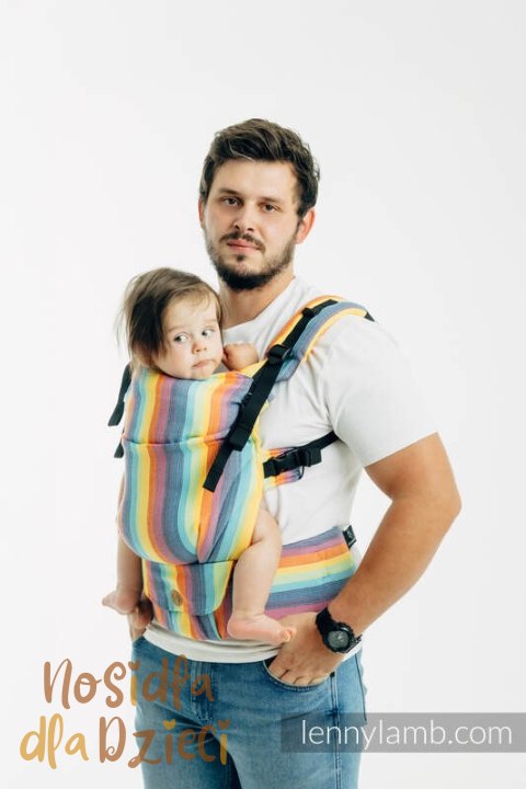 Nosidełko LennyUpGrade PRO z tkaniny skośno-krzyżowej 100% bawełna, rozmiar standard - LUNA