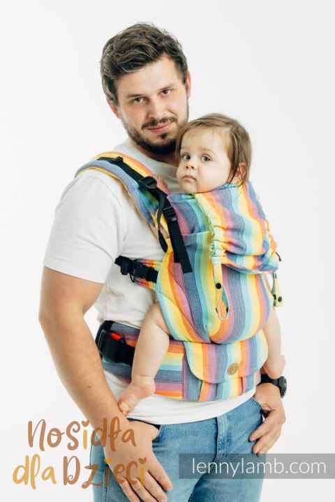 Nosidełko LennyUpGrade PRO z tkaniny skośno-krzyżowej 100% bawełna, rozmiar standard - LUNA