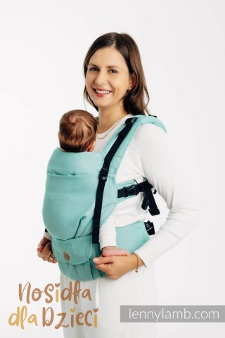 Nosidełko LennyUpGrade PRO z tkaniny skośno-krzyżowej, 100% bawełna , rozmiar standard - MATCHA