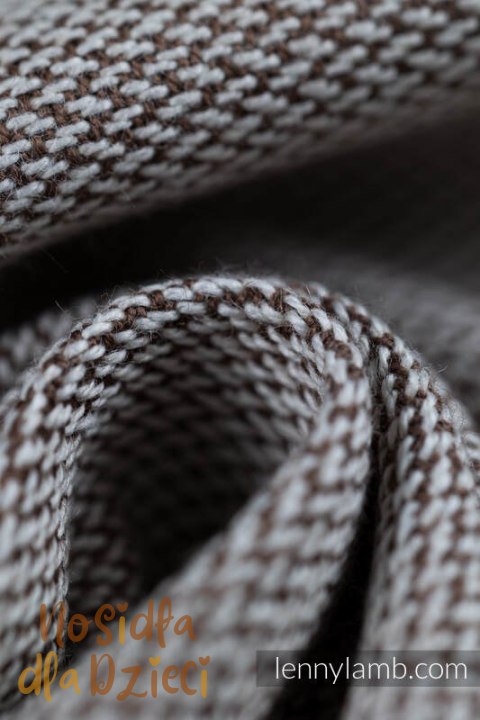 Nosidełko LennyUpGrade PRO z tkaniny skośno-krzyżowej, 100% bawełna, rozmiar standard - PEANUT BUTTER