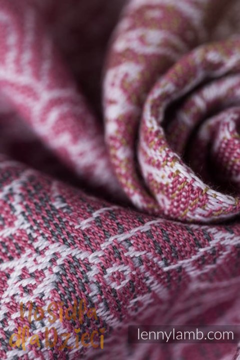 Nosidełko LennyUpGrade PRO z tkaniny żakardowej 100% bawełna , rozmiar standard - DZIKIE WINO - VINEYARD