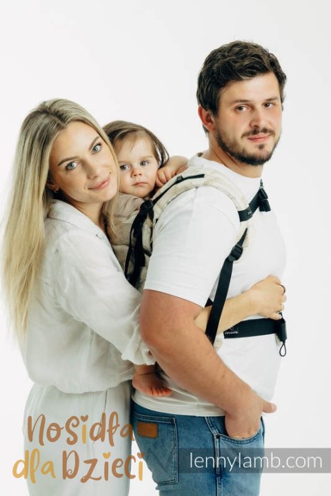 Nosidełko LennyUpGrade PRO z tkaniny żakardowej 100% bawełna , rozmiar standard - PARK JURAJSKI - ICE DESERT