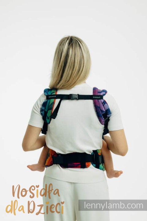 Nosidełko LennyUpGrade PRO z tkaniny żakardowej 100% bawełna , rozmiar standard - PARK JURAJSKI - NOWA ERA