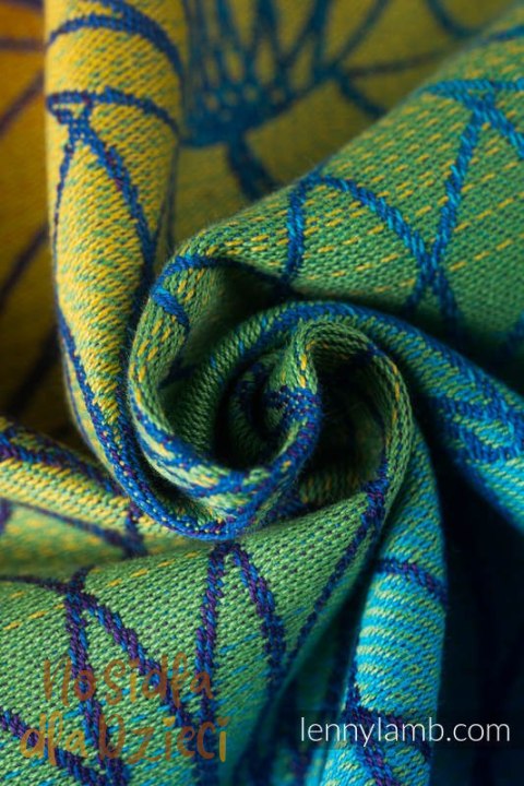 Nosidełko LennyUpGrade PRO z tkaniny żakardowej 100% bawełna , rozmiar standard - TĘCZOWY LOTOS