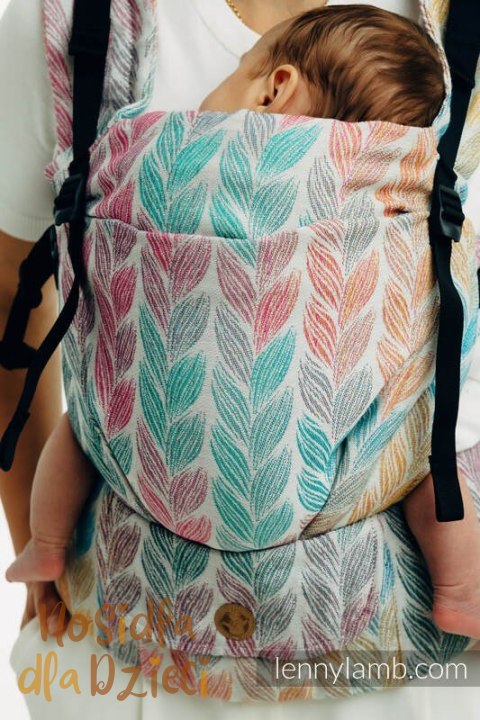 Nosidełko LennyUpGrade PRO z tkaniny żakardowej 100% bawełna , rozmiar standard - ZAPLĄTANI - PLAIT