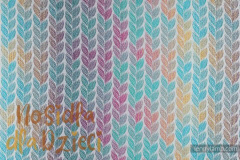 Nosidełko LennyUpGrade PRO z tkaniny żakardowej 100% bawełna , rozmiar standard - ZAPLĄTANI - PLAIT