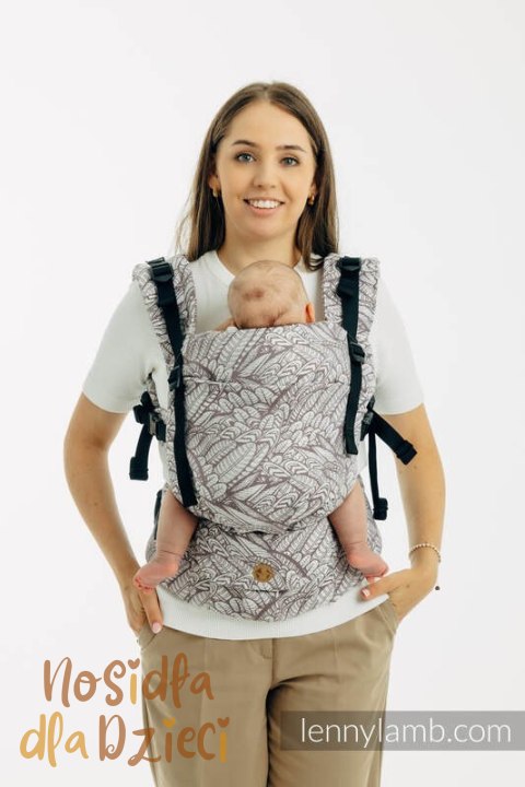 Nosidełko LennyUpGrade PRO z tkaniny żakardowej,100% wiskoza bambusowa, rozmiar standard - WOLNY DUCH - GAJUSZ