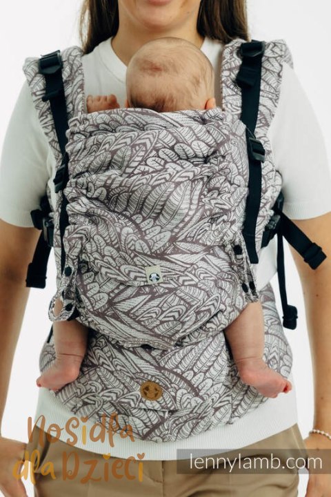 Nosidełko LennyUpGrade PRO z tkaniny żakardowej,100% wiskoza bambusowa, rozmiar standard - WOLNY DUCH - GAJUSZ