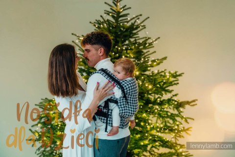 Nosidełko LennyUpGrade PRO z tkaniny żakardowej (44% bawełna, 32% jedwab, 24% wiskoza bambusowa), PATA DE GALLO