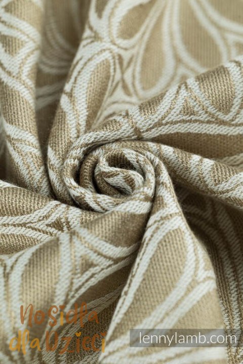 Nosidełko LennyUpGrade PRO z tkaniny żakardowej, 50% bawełna, 50% wiskoza bambusowa, rozmiar standard - INFINITY - GOLDEN HOUR