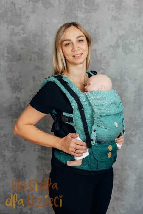 Nosidełko LennyUpGradee PRO, splot jodełkowy, 100% bawełna , rozmiar standard - EDYCJA DLA PROFESJONALISTÓW - ENTWINE