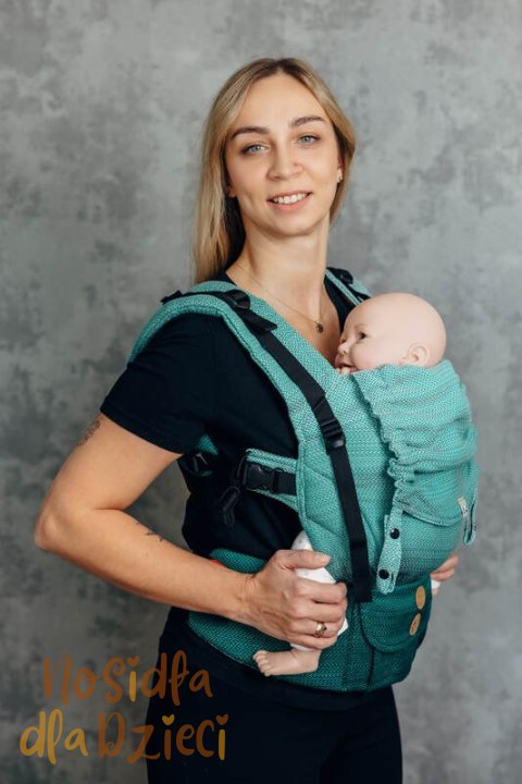 Nosidełko LennyUpGradee PRO, splot jodełkowy, 100% bawełna , rozmiar standard - EDYCJA DLA PROFESJONALISTÓW - ENTWINE