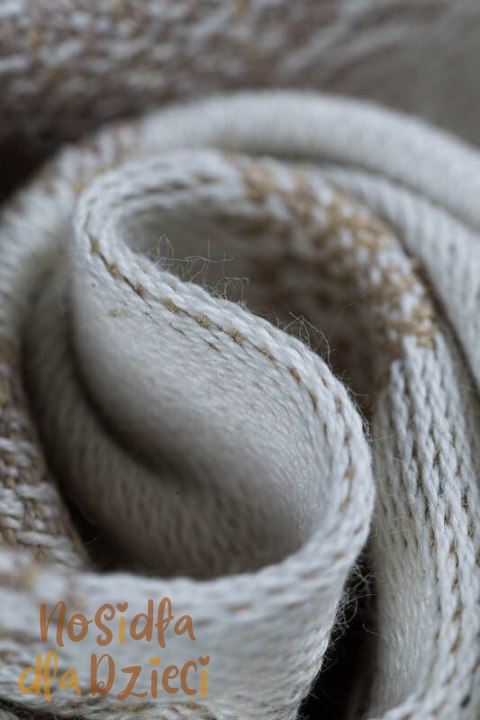 Nosidełko LennyHybrid Half Buckle, splot żakardowy, 100% bawełna , rozmiar standard - PARK JURAJSKI - ICE DESERT (drugi gatunek