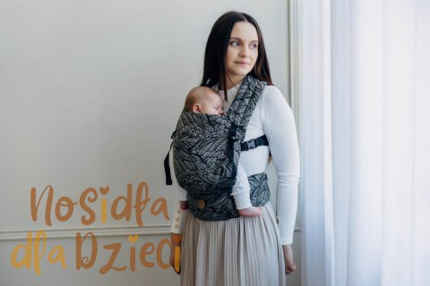 Nosidełko LennyLight z tkaniny żakardowej 100% bawełna , rozmiar standard - WOLNY DUCH - COCOON