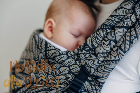 Nosidełko LennyLight z tkaniny żakardowej 100% bawełna , rozmiar standard - WOLNY DUCH - COCOON