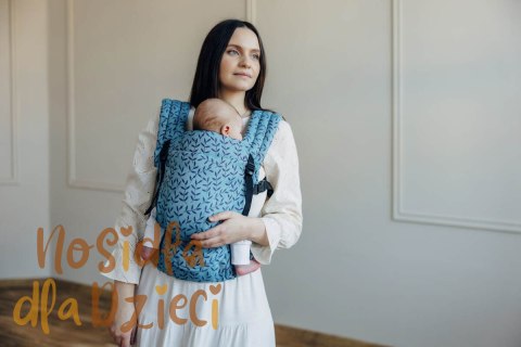 Nosidełko LennyLight z tkaniny żakardowej 100% bawełna , rozmiar standard - ZACZAROWANY ZAKĄTEK - FAIRY