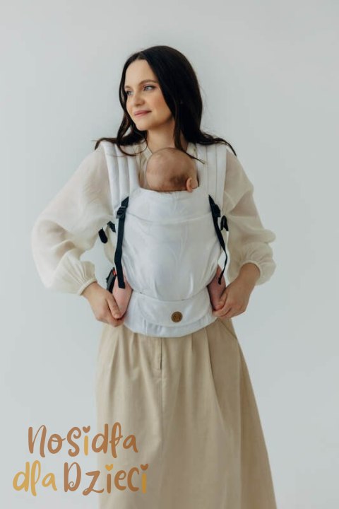 Nosidełko LennyLight z tkaniny żakardowej 100% wiskoza bambusowa, rozmiar standard -VIRIDIFLORA - MILKY WAY