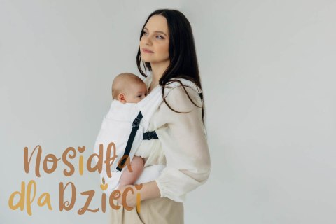 Nosidełko LennyLight z tkaniny żakardowej 100% wiskoza bambusowa, rozmiar standard -VIRIDIFLORA - MILKY WAY