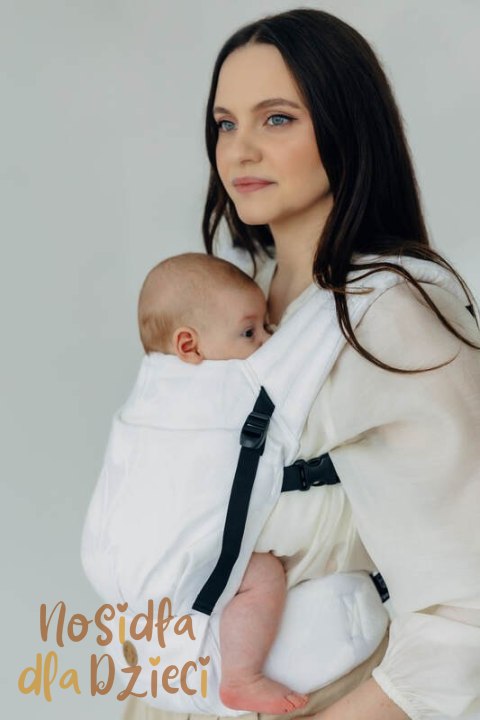 Nosidełko LennyLight z tkaniny żakardowej 100% wiskoza bambusowa, rozmiar standard -VIRIDIFLORA - MILKY WAY