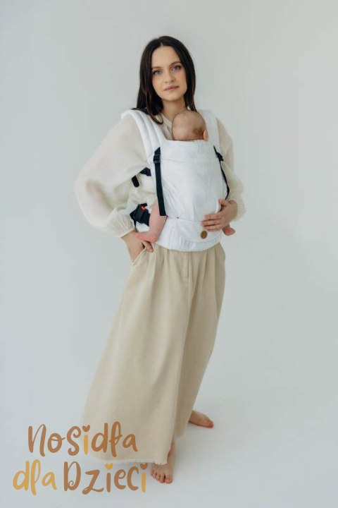 Nosidełko LennyLight z tkaniny żakardowej 100% wiskoza bambusowa, rozmiar standard -VIRIDIFLORA - MILKY WAY