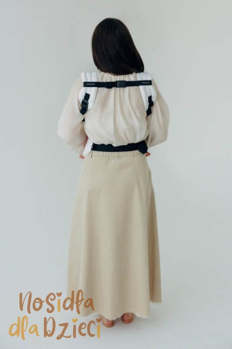 Nosidełko LennyLight z tkaniny żakardowej 100% wiskoza bambusowa, rozmiar standard -VIRIDIFLORA - MILKY WAY