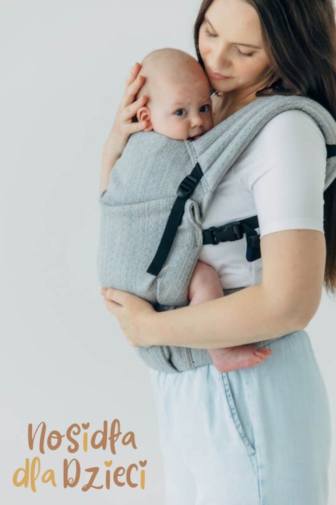 Nosidełko LennyLight z tkaniny żakardowej (54% jedwab, 46% bawełna) , rozmiar standard - LITTLE LOVE - MUNA