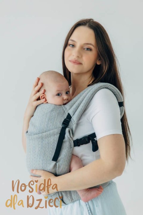 Nosidełko LennyLight z tkaniny żakardowej (54% jedwab, 46% bawełna) , rozmiar standard - LITTLE LOVE - MUNA