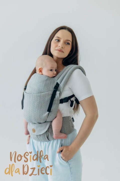 Nosidełko LennyLight z tkaniny żakardowej (54% jedwab, 46% bawełna) , rozmiar standard - LITTLE LOVE - MUNA