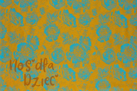 Nosidełko LennyPreschool z tkaniny żakardowej 100% bawełna, rozmiar preschool - RETRO'N'ROSES - ROSARIUM