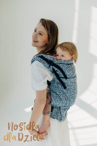 Nosidełko LennyPreschool z tkaniny żakardowej 100% bawełna, rozmiar preschool - ZACZAROWANY ZAKĄTEK - FAIRY