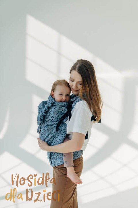 Nosidełko LennyPreschool z tkaniny żakardowej 100% bawełna, rozmiar preschool - ZACZAROWANY ZAKĄTEK - FAIRY