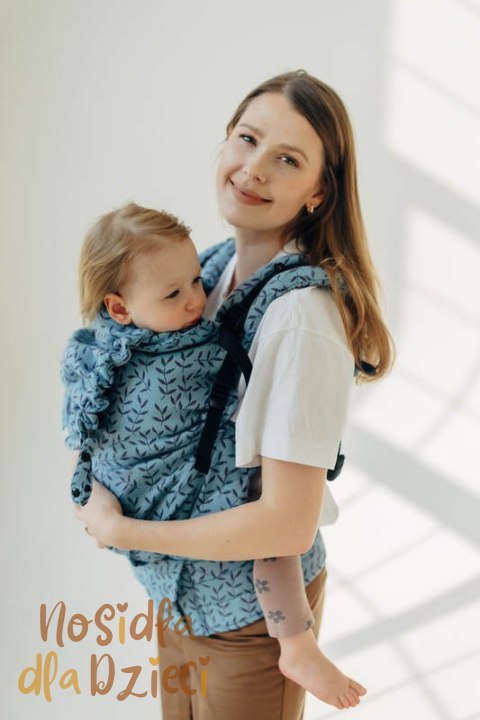 Nosidełko LennyPreschool z tkaniny żakardowej 100% bawełna, rozmiar preschool - ZACZAROWANY ZAKĄTEK - FAIRY