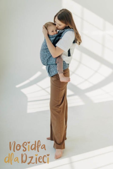 Nosidełko LennyPreschool z tkaniny żakardowej 100% bawełna, rozmiar preschool - ZACZAROWANY ZAKĄTEK - FAIRY