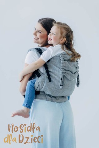 Nosidełko LennyPreschool z tkaniny żakardowej (54% jedwab, 46% bawełna), rozmiar preschool - LITTLE LOVE - MUNA