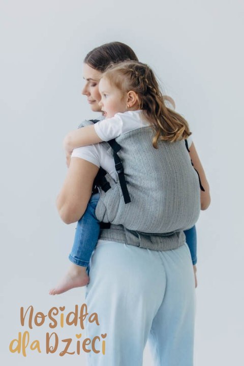Nosidełko LennyPreschool z tkaniny żakardowej (54% jedwab, 46% bawełna), rozmiar preschool - LITTLE LOVE - MUNA