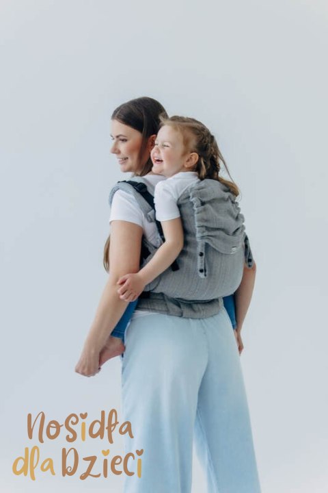 Nosidełko LennyPreschool z tkaniny żakardowej (54% jedwab, 46% bawełna), rozmiar preschool - LITTLE LOVE - MUNA