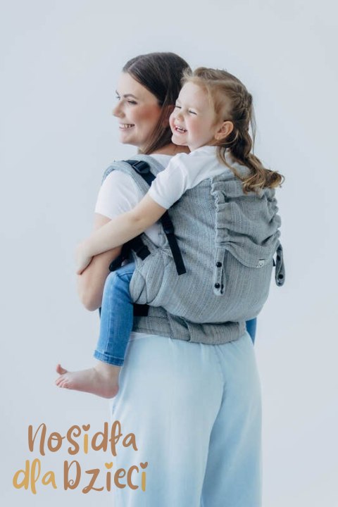 Nosidełko LennyPreschool z tkaniny żakardowej (54% jedwab, 46% bawełna), rozmiar preschool - LITTLE LOVE - MUNA