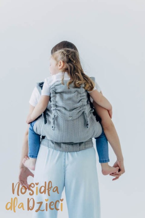 Nosidełko LennyPreschool z tkaniny żakardowej (54% jedwab, 46% bawełna), rozmiar preschool - LITTLE LOVE - MUNA