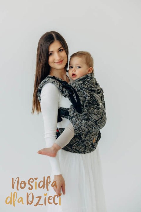 Nosidełko LennyUpGrade PRO z tkaniny żakardowej 100% bawełna , rozmiar standard - WOLNY DUCH - COCOON