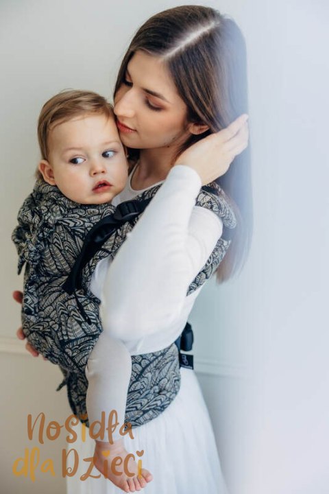 Nosidełko LennyUpGrade PRO z tkaniny żakardowej 100% bawełna , rozmiar standard - WOLNY DUCH - COCOON