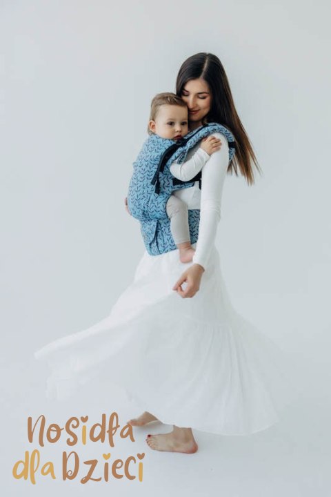 Nosidełko LennyUpGrade PRO z tkaniny żakardowej 100% bawełna , rozmiar standard - ZACZAROWANY ZAKĄTEK - FAIRY