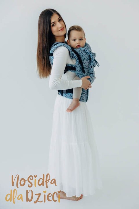 Nosidełko LennyUpGrade PRO z tkaniny żakardowej 100% bawełna , rozmiar standard - ZACZAROWANY ZAKĄTEK - FAIRY