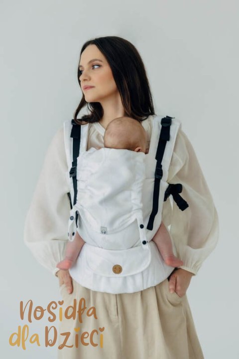 Nosidełko LennyUpGrade PRO z tkaniny żakardowej,100% wiskoza bambusowa, rozmiar standard - VIRIDIFLORA - MILKY WAY