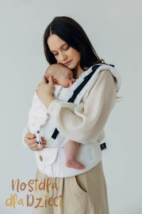 Nosidełko LennyUpGrade PRO z tkaniny żakardowej,100% wiskoza bambusowa, rozmiar standard - VIRIDIFLORA - MILKY WAY