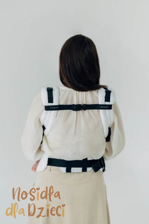 Nosidełko LennyUpGrade PRO z tkaniny żakardowej,100% wiskoza bambusowa, rozmiar standard - VIRIDIFLORA - MILKY WAY